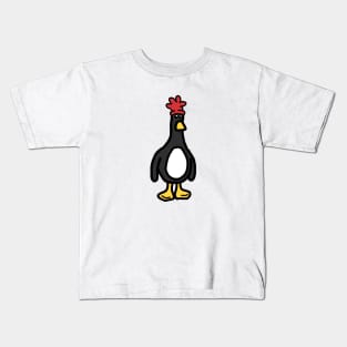 Feathers Mcgraw A Silent, Yet Villainous Penguin Red Chicken Funny Kids T-Shirt